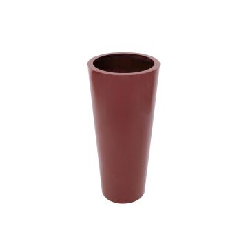 Plant pot LEOPOLDO, red, 4ft/110cm, Ø20"/50cm