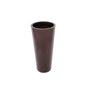 Plant pot LEOPOLDO, brown, 4ft/110cm, Ø20"/50cm