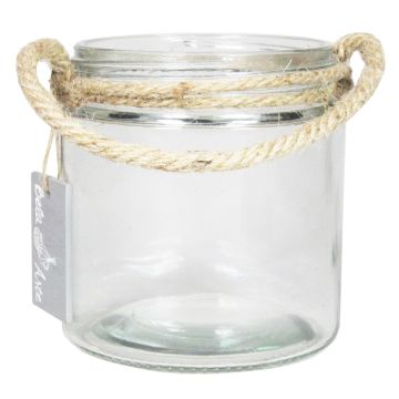 Candle glass KIAH with handle, 4.7"/12cm, Ø4.3"/11cm Candle glass KIAH with handle, 4.7"/12cm, Ø4.3"/11cm