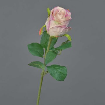 Decorative flower Rose KLONI, pink, 20"/50cm