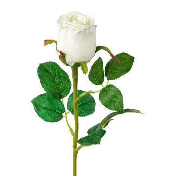 Decorative flower Rose KLONI, white, 20"/50cm Decorative flower Rose KLONI, white, 20"/50cm