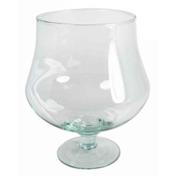 Large cognac glass CIMO on foot, clear, 8"/21cm, Ø7"/18cm