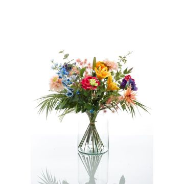 Bouquet of artificial flowers FEME, coloured, 24"/60cm, Ø 16"/40cm