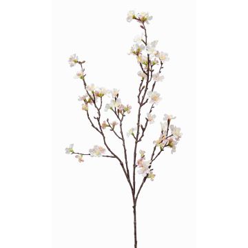 Artificial cherry blossom branch PALS with blossoms, white and pink, 95cm Artificial cherry blossom branch PALS with blossoms, white and pink, 95cm