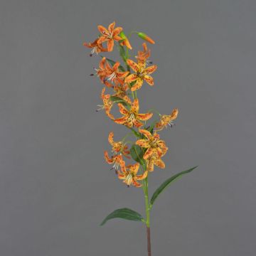 Artificial tiger lily ARAMAIO, orange, 80cm, Ø13cm Artificial tiger lily ARAMAIO, orange, 80cm, Ø13cm
