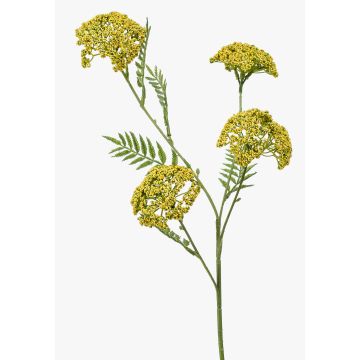 Artificial yarrow branch THUBAN, yellow, 60 cm, Ø 6–7 cm