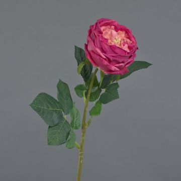 Fake rose (Kohl rose) CATINCA, pink-pink, 60cm, Ø9cm Fake rose (Kohl rose) CATINCA, pink-pink, 60cm, Ø9cm