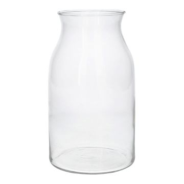 LUNARA glass flower vase, clear, 21cm, Ø12cm LUNARA glass flower vase, clear, 21cm, Ø12cm
