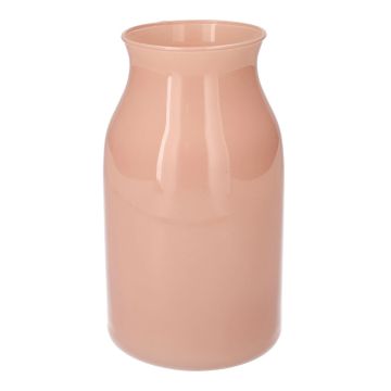 LUNARA glass flower vase, light pink frosted glass, 21cm, Ø12cm LUNARA glass flower vase, light pink frosted glass, 21cm, Ø12cm