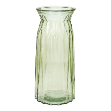 Glass table vase RUBIE, light green-clear, 8"/20cm, Ø4.3"/10.8cm Glass table vase RUBIE, light green-clear, 8"/20cm, Ø4.3"/10.8cm