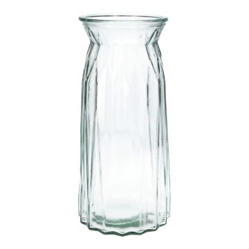 RUBIE glass table vase, clear, 24cm, Ø11cm RUBIE glass table vase, clear, 24cm, Ø11cm