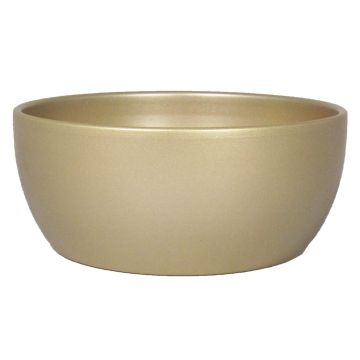 Ceramic bowl TEHERAN BRIDGE, gold-matt, 5,5"/14cm, Ø10"/26cm