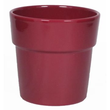 Ceramic orchid pot MARIVAN, wine-red, 5"/12,5cm, Ø5,5"/13,5cm