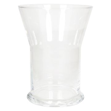 Table vase CATINA made of glass, clear, 10"/25cm, Ø8"/19cm