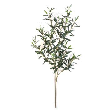 Faux olive branch LORRIS, flame-retardant, green, 4ft/110cm Faux olive branch LORRIS, flame-retardant, green, 4ft/110cm