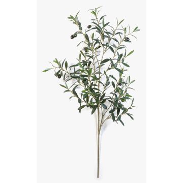Artificial olive branch LORRIS, with fruit, green, 110cm Artificial olive branch LORRIS, with fruit, green, 110cm