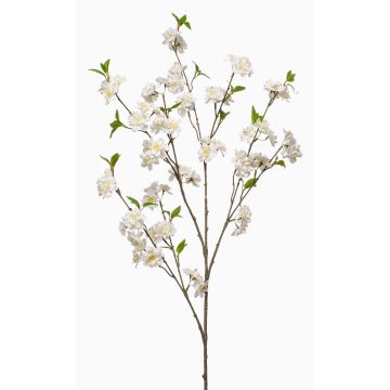 Decorative branch, ornamental cherry VERIANO with blossoms, white, 120 cm Decorative branch, ornamental cherry VERIANO with blossoms, white, 120 cm