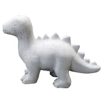Cement dinosaur figurine (stegosaurus) NIONA, grey, 14"x4.7"x9"/35x12x23cm Cement dinosaur figurine (stegosaurus) NIONA, grey, 14"x4.7"x9"/35x12x23cm
