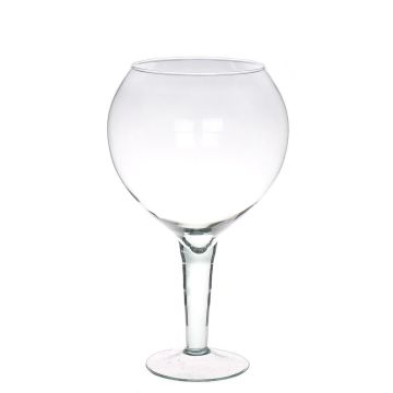 Gin Tonic Goblet XXL DANSON made of glass, clear, 13"/33cm, Ø5.5"/14cm, Ø7"/19cm
