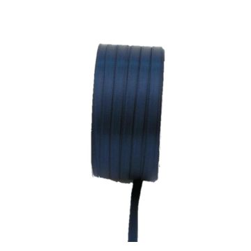 Twin satin ribbon VIPKE, dark blue, 164ft/50m, 3mm Twin satin ribbon VIPKE, dark blue, 164ft/50m, 3mm
