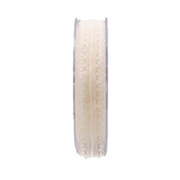 Lace trim SIMAY, cream, 66ft/20m, 20mm Lace trim SIMAY, cream, 66ft/20m, 20mm