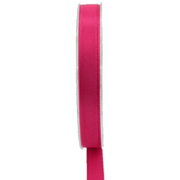 WIARA polyester gift ribbon, raspberry, 50m, 15mm