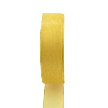 OSNA organza ribbon, yellow, 50m, 10mm