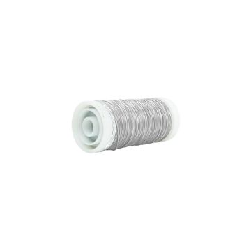 TRINE coiling wire, galvanised, silver, 100g, 120m, Ø0.35mm TRINE coiling wire, galvanised, silver, 100g, 120m, Ø0.35mm