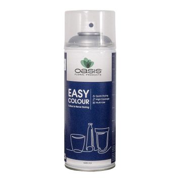 OASIS® Easy Colour Spray, solvent-based, metallic silver, 400ml OASIS® Easy Colour Spray, solvent-based, metallic silver, 400ml