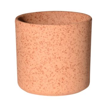 Ceramic flower pot ARAYA, speckled, brown, 4"/10cm, Ø4"/10cm