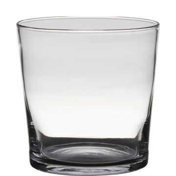 Glass planter ALENA, transparent, 7.5"/19cm, Ø7.5"/19cm
