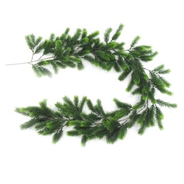 Artificial fir garland PORI, green, 6ft/170cm, Ø10"/25cm Artificial fir garland PORI, green, 6ft/170cm, Ø10"/25cm