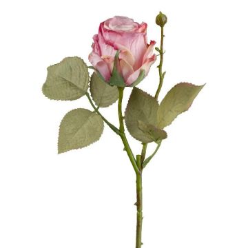 Decorative flower Rose flower ZORKLIN, dark pink, 18"/45cm