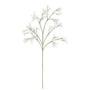 Artificial gypsophila branch CECILIA, white, 24"/60cm