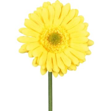 Decorative flower Gerbera TUNZA, yellow, 20"/50cm