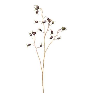 Decorative rosehip branch JORHEL with rosehips, orange, 30"/75cm Decorative rosehip branch JORHEL with rosehips, orange, 30"/75cm