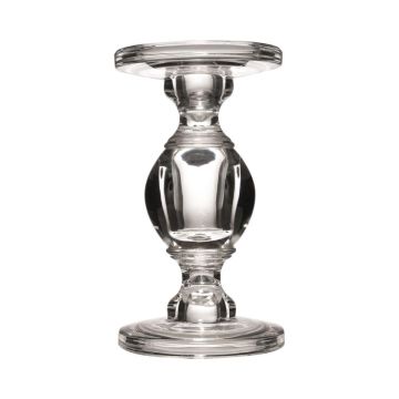 KONSTANDIN glass candlestick, clear, 20 cm, Ø11.3 cm KONSTANDIN glass candlestick, clear, 20 cm, Ø11.3 cm