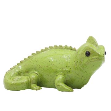 Ceramic chameleon figurine ALOVIA, green, 14"x7.5"x7.5"/36x19x19cm Ceramic chameleon figurine ALOVIA, green, 14"x7.5"x7.5"/36x19x19cm