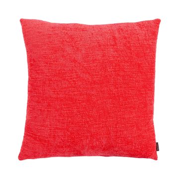 Canvas decorative cushion KALUA, coral, 18"x18"/45x45cm