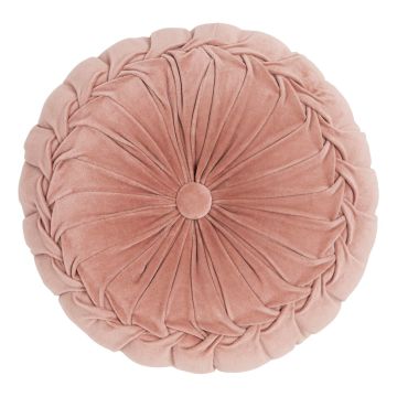 Round seat cushion BELLONA, pink, 4"x16"/10x40cm