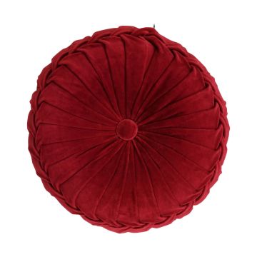 Round seat cushion BELLONA, red, 4"x16"/10x40cm