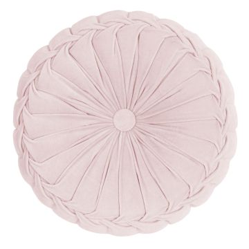 Round seat cushion BELLONA, light pink, 4"x16"/10x40cm