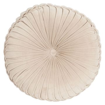 Round seat cushion BELLONA, beige, 4"x24"/10x60cm