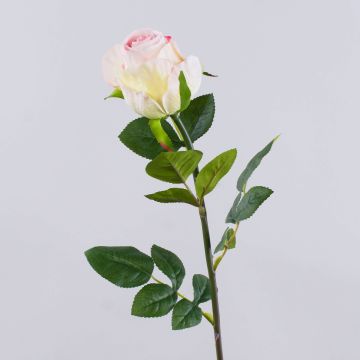 SUNJIK artificial rose, pink-cream, 75 cm, Ø7 cm SUNJIK artificial rose, pink-cream, 75 cm, Ø7 cm