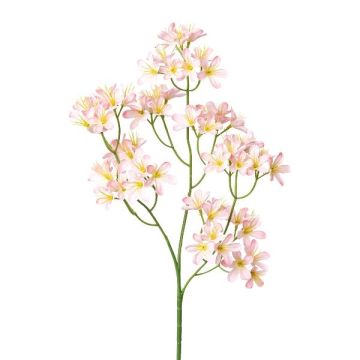 Artificial apple blossom branch YORBEN with flowers, pink, 24"/60cm