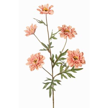Artificial branch Chrysanthemum PRUDENCE, Eco Collection, dusky pink, 30"/75cm, Ø2"-2.6"/5-6.5cm Artificial branch Chrysanthemum PRUDENCE, Eco Collection, dusky pink, 30"/75cm, Ø2"-2.6"/5-6.5cm