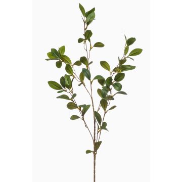 Artificial spindle tree branch LOVRIS with flowers, green-yellow, 35"/90cm