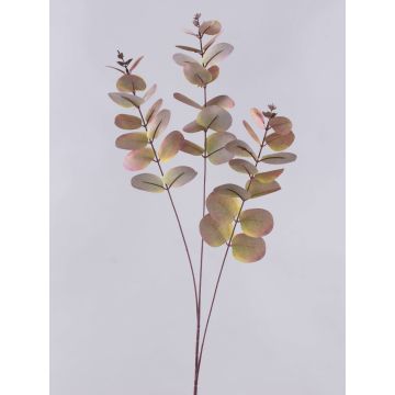 ERINDALS artificial eucalyptus, green-burgundy, 90cm