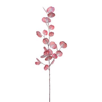 Artificial eucalyptus branch VORTAN, burgundy red, 33"/85cm Artificial eucalyptus branch VORTAN, burgundy red, 33"/85cm