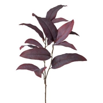 False eucalyptus branch FRULMO, burgundy red, 3ft/90cm False eucalyptus branch FRULMO, burgundy red, 3ft/90cm